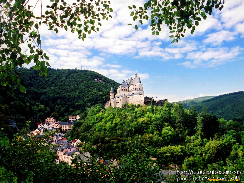 luxembourg, vianden, chateau, de, burg, , , , 